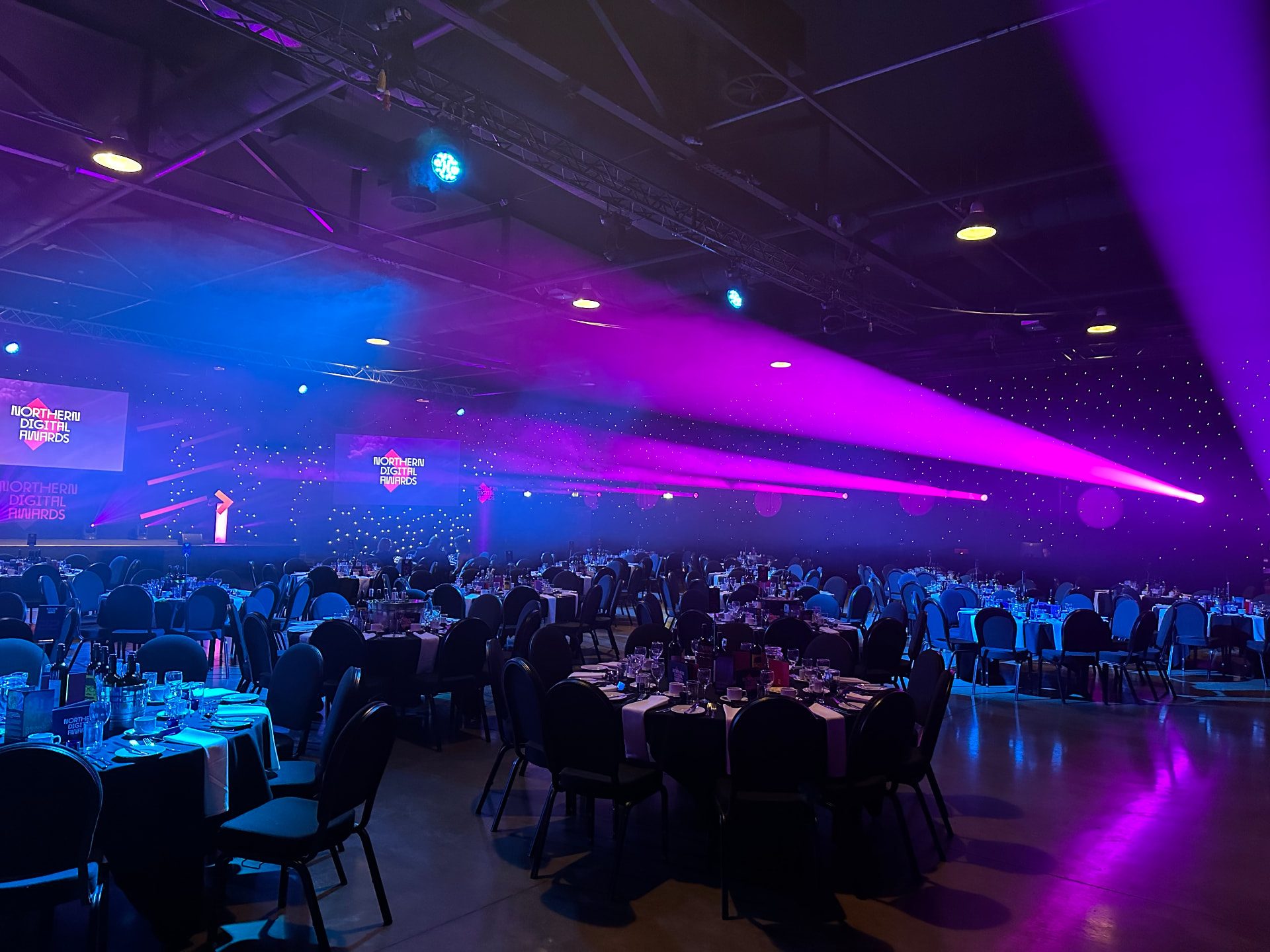 An awards evening in a large hall